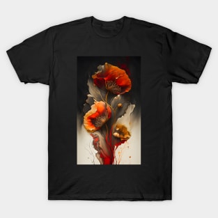 Painted Poppies 03 T-Shirt